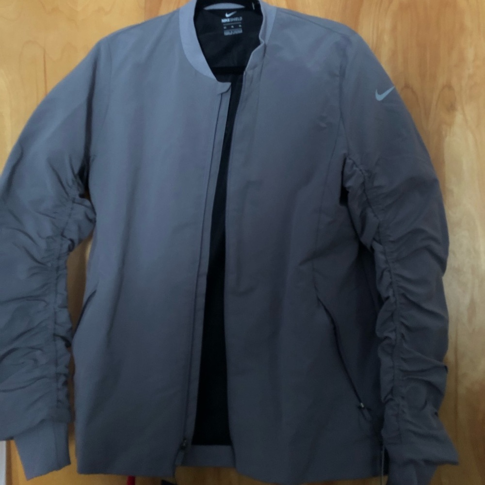 Grey Nike Zip-Up